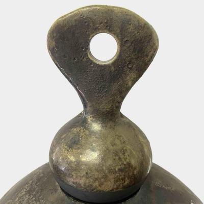 Lew Ayres Raku Pottery Vessel with Lid