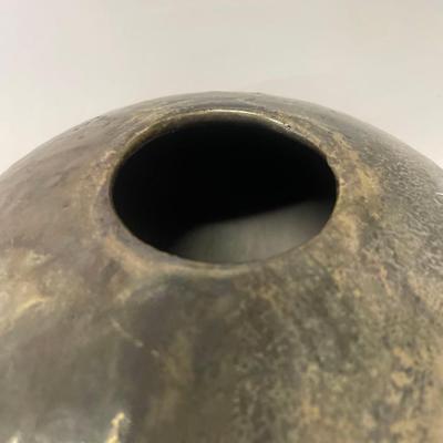 Lew Ayres Raku Pottery Vessel with Lid #3