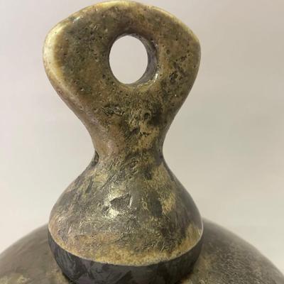 Lew Ayres Raku Pottery Vessel with Lid #3