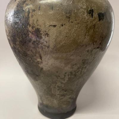 Lew Ayres Raku Pottery Vessel with Lid #3