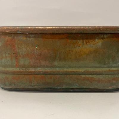 Lot of 2 Copper Planters