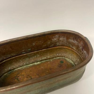 Lot of 2 Copper Planters