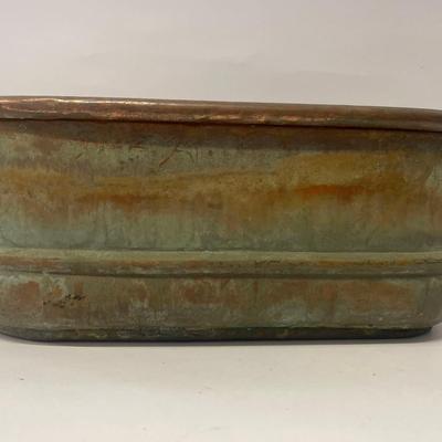 Lot of 2 Copper Planters