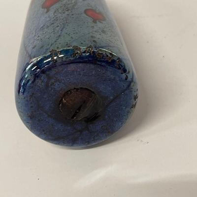 D Bagwell Art Glass Perfume Bottle