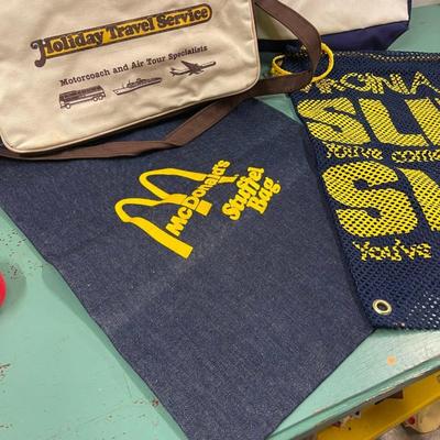 Lot of Vintage Collectible Bags: McDonalds, Virginia Slims Etc