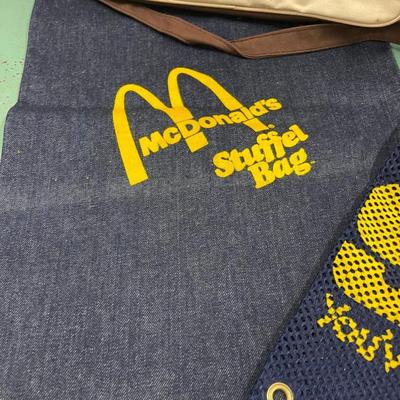 Lot of Vintage Collectible Bags: McDonalds, Virginia Slims Etc