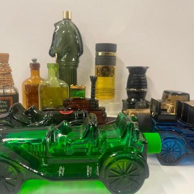 Lot of Vintage Cologne Bottles