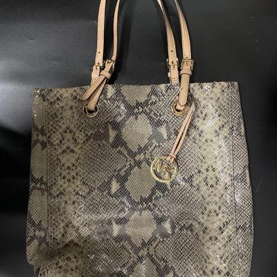 Michael Kors Snakeskin Tote