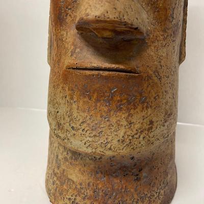 Ceramic Easter Island Head by Dewitt