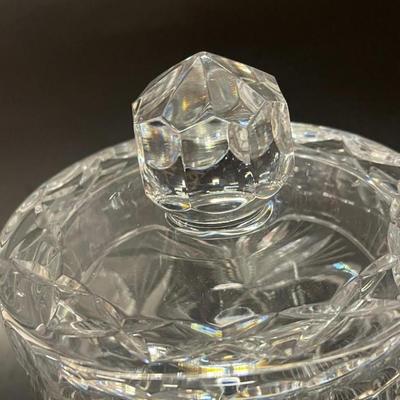 Cut Crystal Biscuit Jar