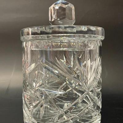 Cut Crystal Biscuit Jar