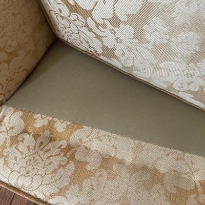 Custom Upholstered Queen Anne Style Wing Back Chair