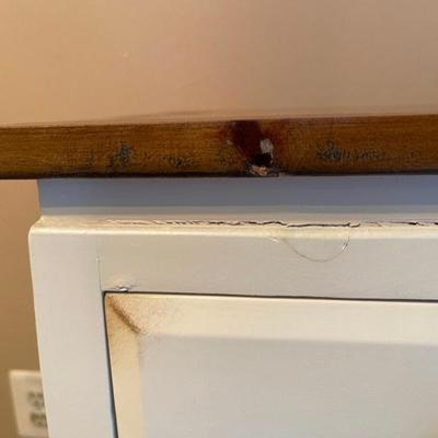 One Drawer Accent Table with Pull Out Basket