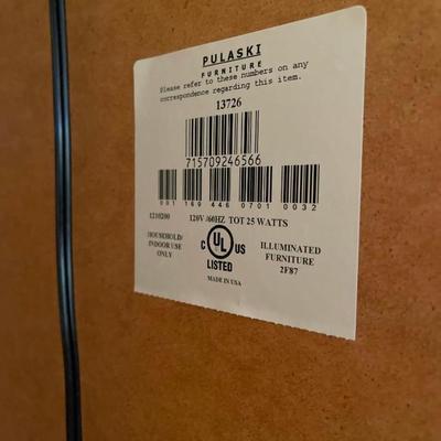 Pulaski Lighted Curio Cabinet