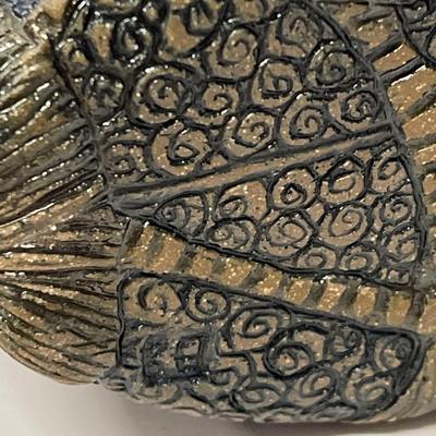 Handmade Pottery Vase, signed