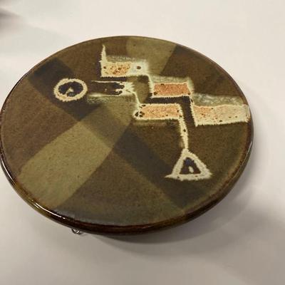 Vintage Lair Pottery Wall Hanging / Trivet
