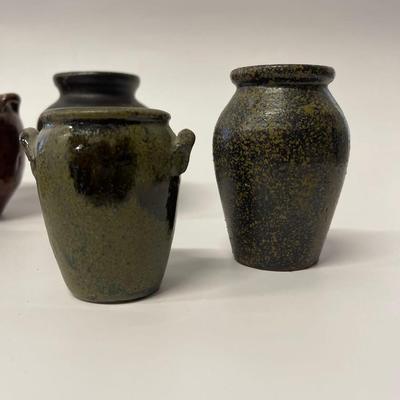 Lot of Assorted Small Pottery Vessels