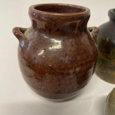Lot of Assorted Small Pottery Vessels