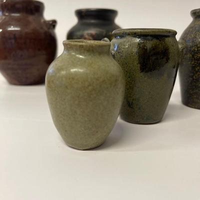 Lot of Assorted Small Pottery Vessels