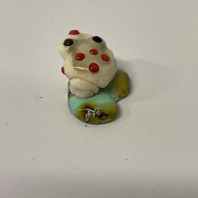 Lot of 4 Handmade Antler Frog Fetishes