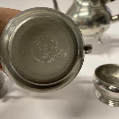 Lot of Vintage Pewter Serving Pieces - Steiff & Wilton Armetale