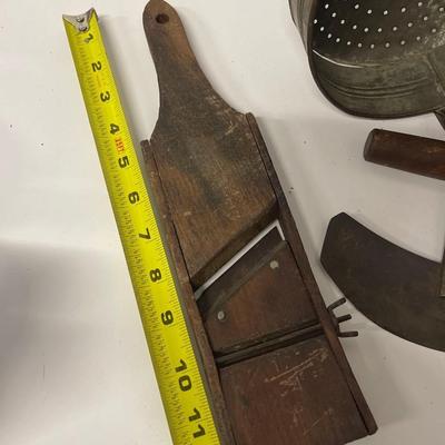 Lot of Primitive Kitchen Tools