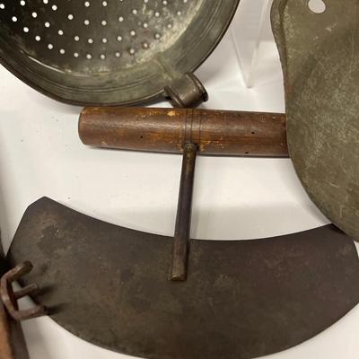 Lot of Primitive Kitchen Tools