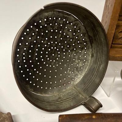 Lot of Primitive Kitchen Tools