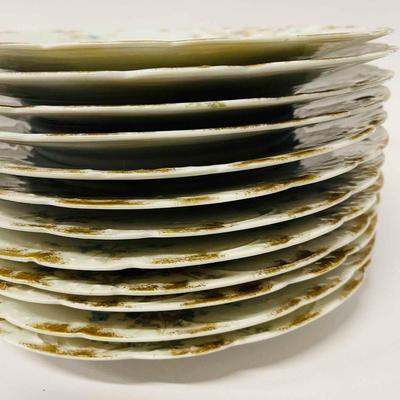 Set of 12 Haviland Limoges Dinner Plates