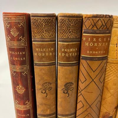 Lot of Early Edition Swedish Books