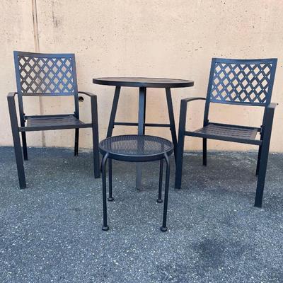 3 Piece Bistro Patio Set plus Bonus little Accent table