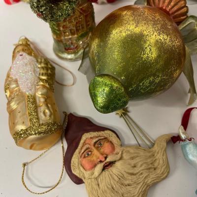 Lot of Vintage Style Christmas Ornaments