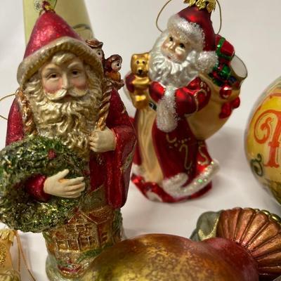 Lot of Vintage Style Christmas Ornaments