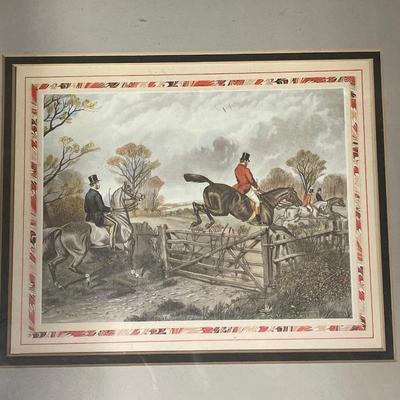 John Sturgess Framed Hunt Scene Print