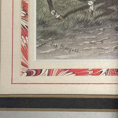 John Sturgess Framed Hunt Scene Print
