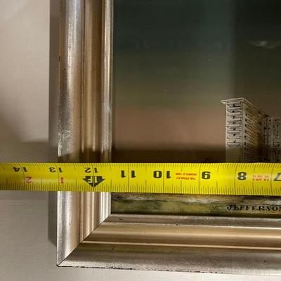 Custom Framed Reverse Painted Picture of Jefferson Medical College
