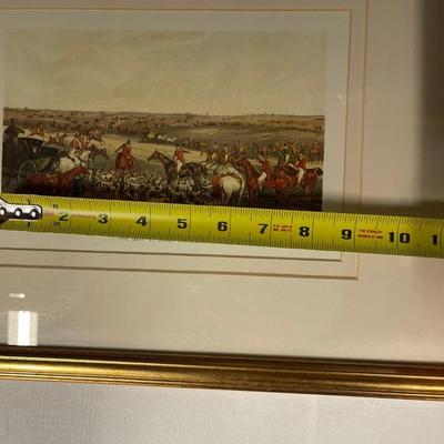 Custom Framed Hunt Print “The Meet at Ashby Pastures”