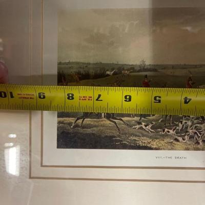 Custom Framed Hunt Scene Print “The Death”