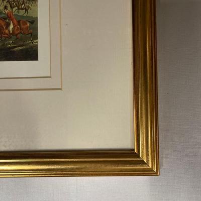 Custom Framed Hunt Scene Print “Drawing Cover”