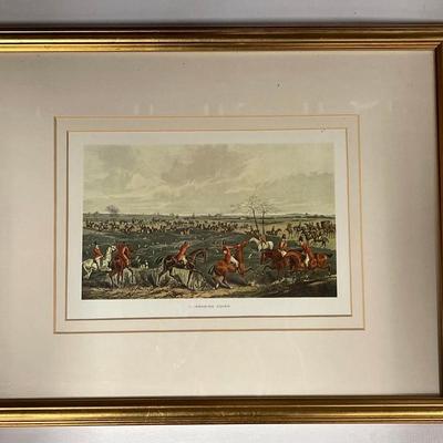 Custom Framed Hunt Scene Print “Drawing Cover”