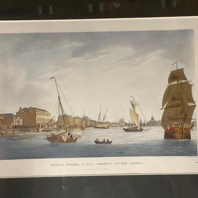 Custom Framed Print Marine School Dublin