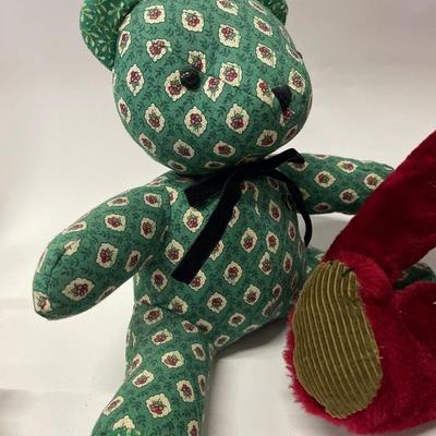 Lot of Vintage Teddy Bears, Including Vera Bradley