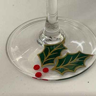 Lenox Holiday Spirit Set of 4 Goblets