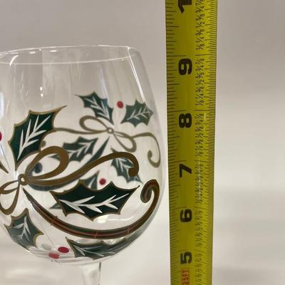 Lenox Holiday Spirit Set of 4 Goblets