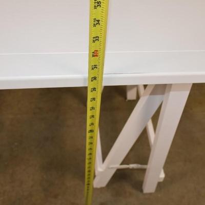 Pier One White Sawhorse Desk