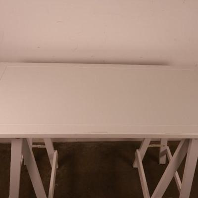 Pier One White Sawhorse Desk