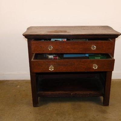 Small Vintage Two Drawer Chest