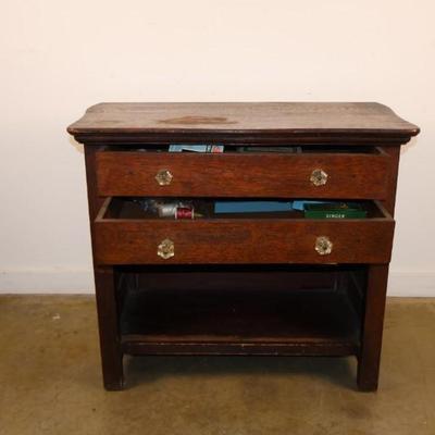 Small Vintage Two Drawer Chest