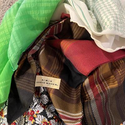 Large Lot Vintage Scarf Scarves Gloves - Various Conditions & Sizes