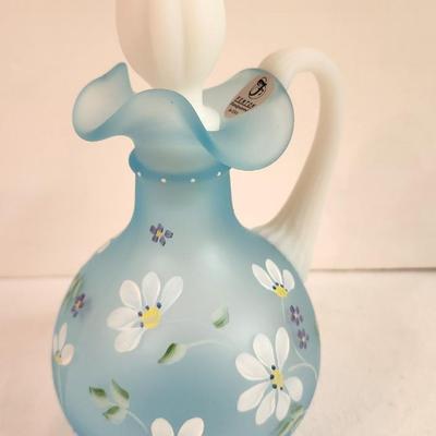Lot #264 Fenton Art Glass Cruet with Stopper
